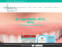 Tablet Screenshot of dr-roeller.de